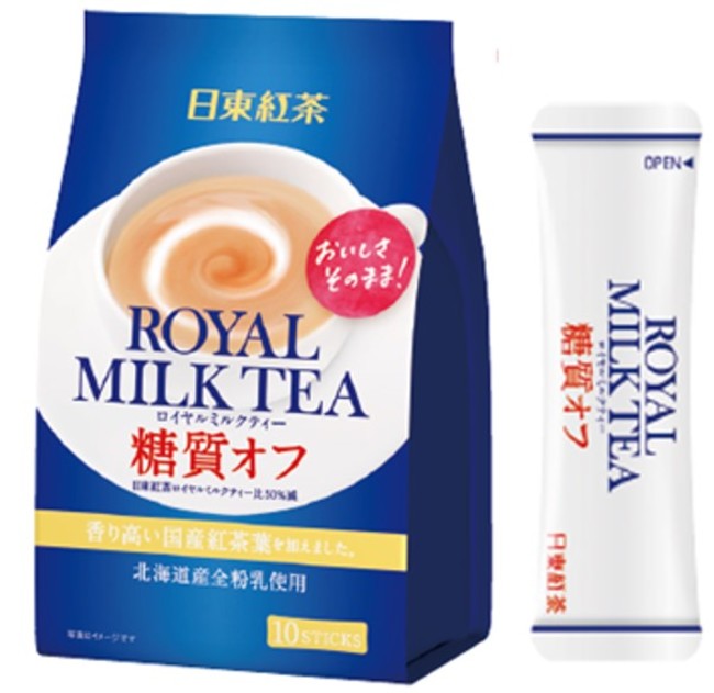 『日東紅茶　ロイヤルミルクティー糖質オフ』新発売！